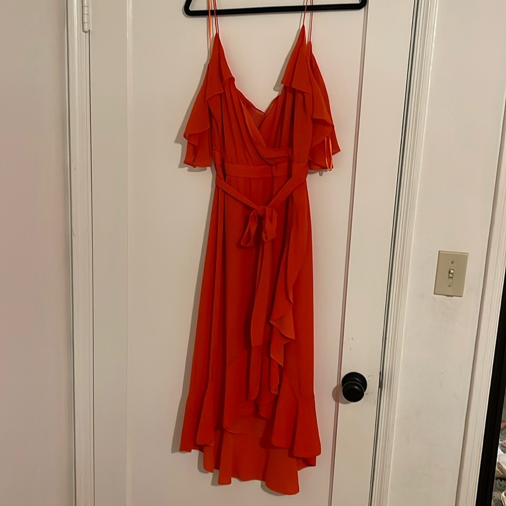 Nicholas the Label - orange wrap dress (Like new!)